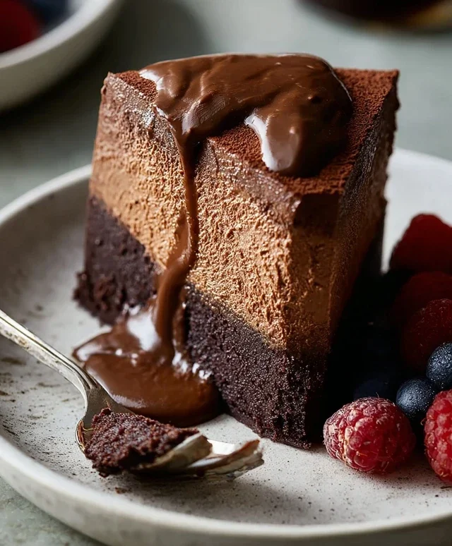 Vegan Chocolate Mousse Cake