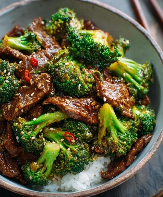 Chinese Beef and Broccoli (牛肉炒西兰花)