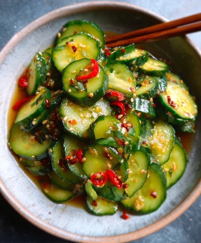 Spicy Asian Cucumber Salad