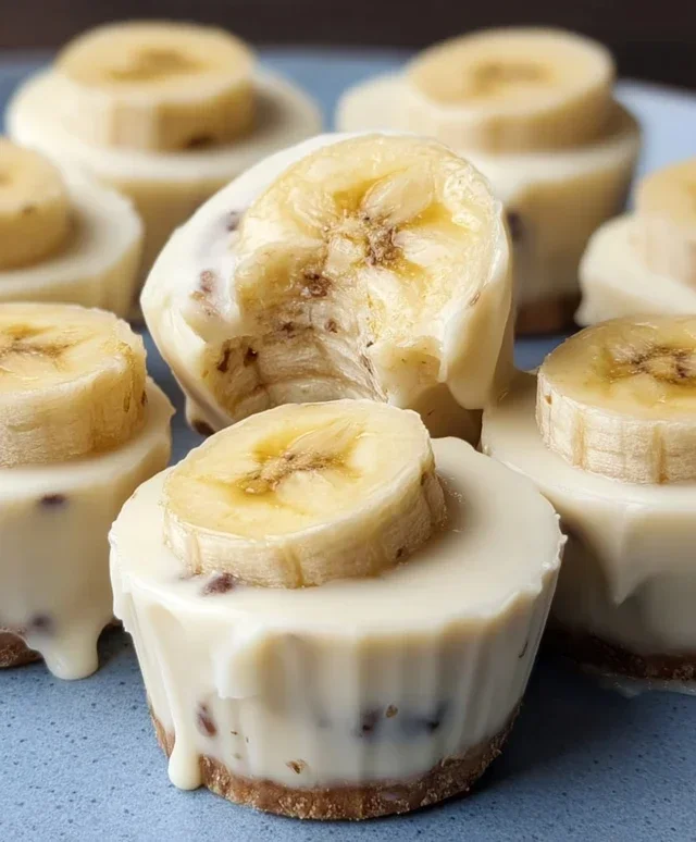 Frozen Banana Yogurt Bites