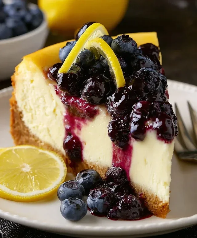 Lemon Blueberry Cheesecake