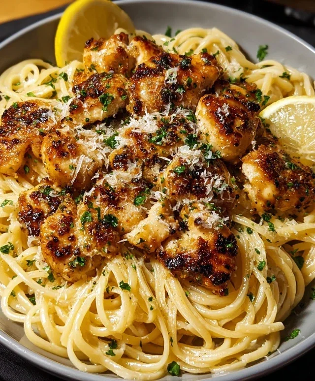 Lemon Garlic Butter Chicken and Green Beans Skillet