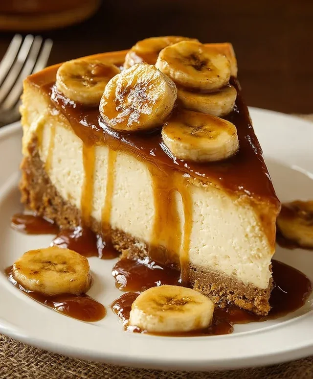 Bananas Foster Cheesecake