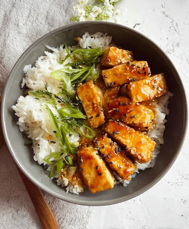 Honey Garlic Tofu