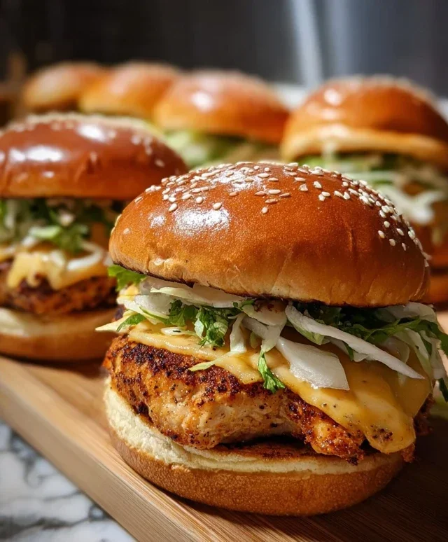 Ground Chicken Smash Burgers