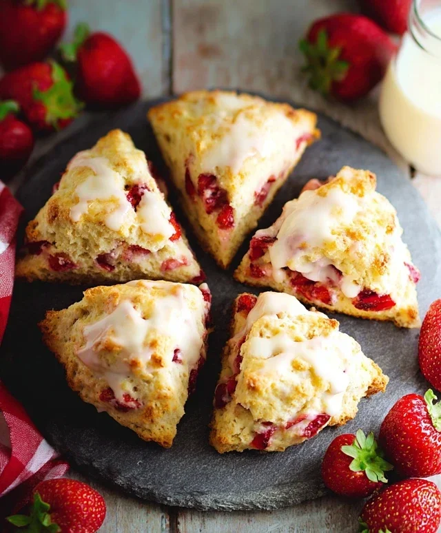 Strawberry Scones