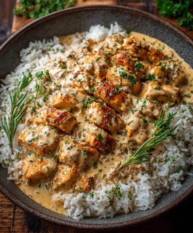 High Protein Creamy Cajun Chicken Rice