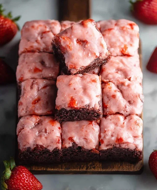 Strawberry Brownies