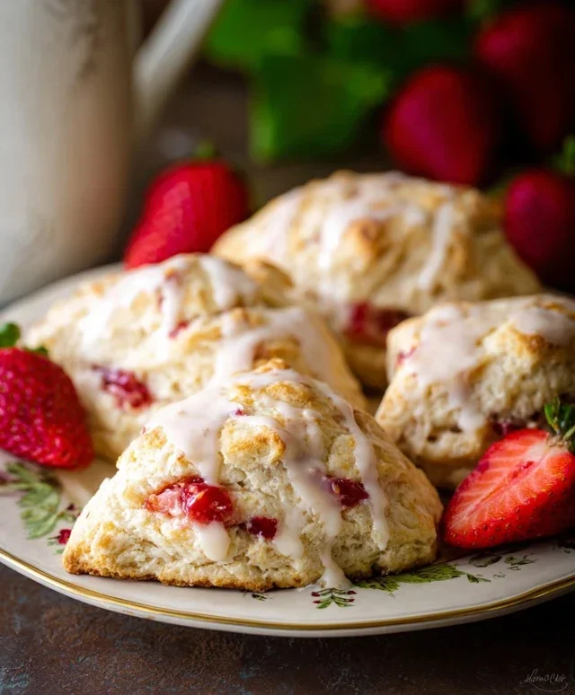 Strawberry Scones
