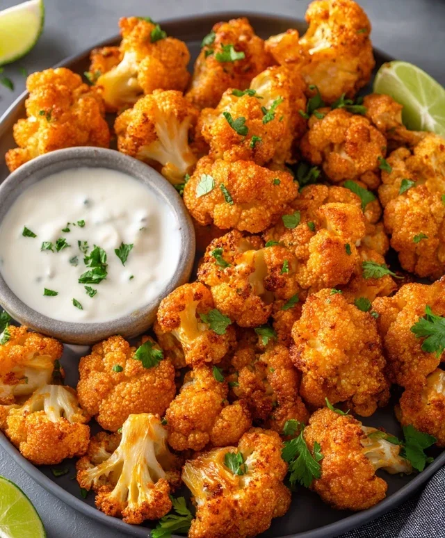 Air Fryer Buffalo Cauliflower Recipe