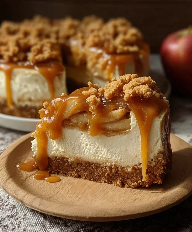 No bake Apple pie cheesecake