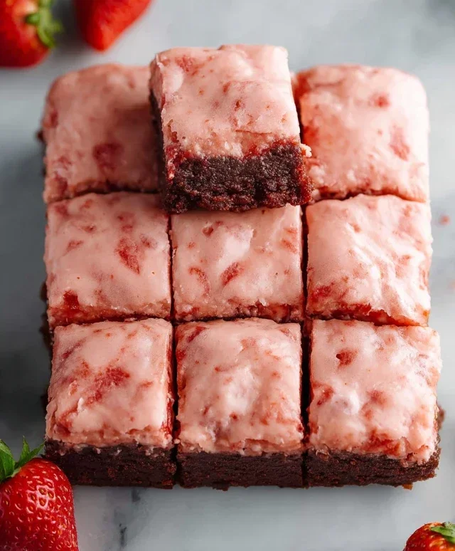 Strawberry Brownies