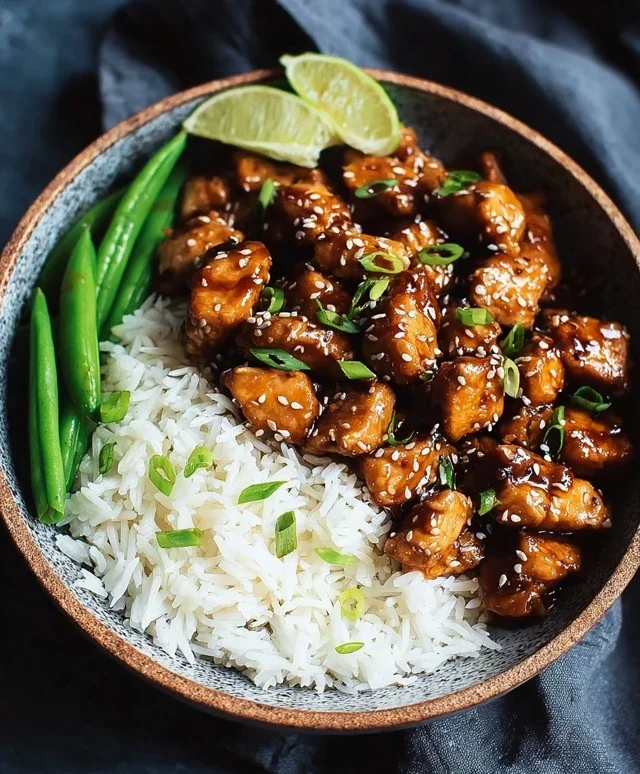 Healthy Sesame Chicken Dish