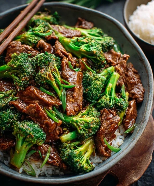 Chinese Beef and Broccoli (牛肉炒西兰花)