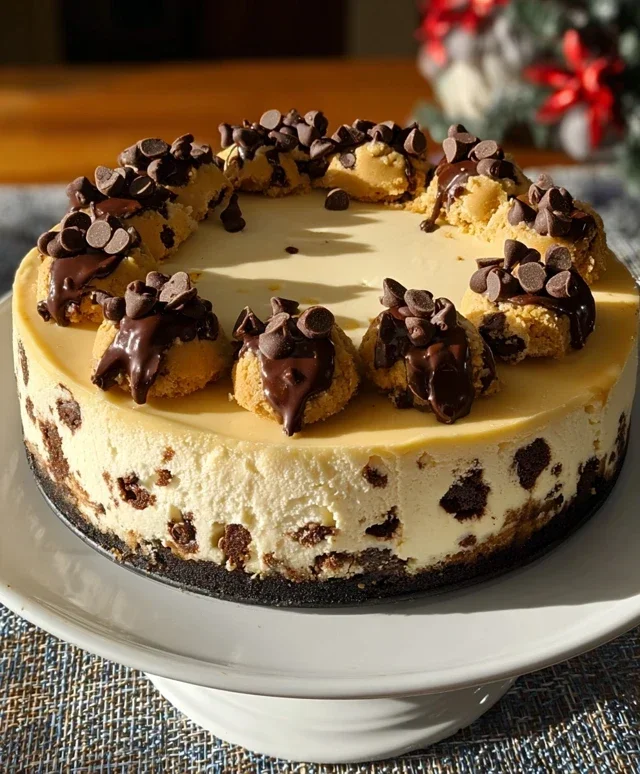 Chocolate Chip Cookie Cheesecake