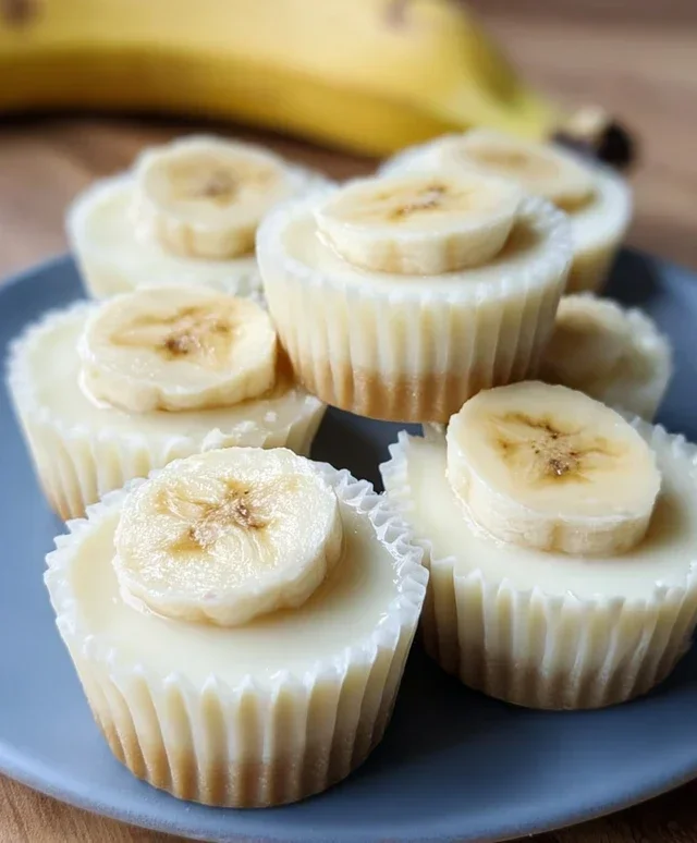 Frozen Banana Yogurt Bites