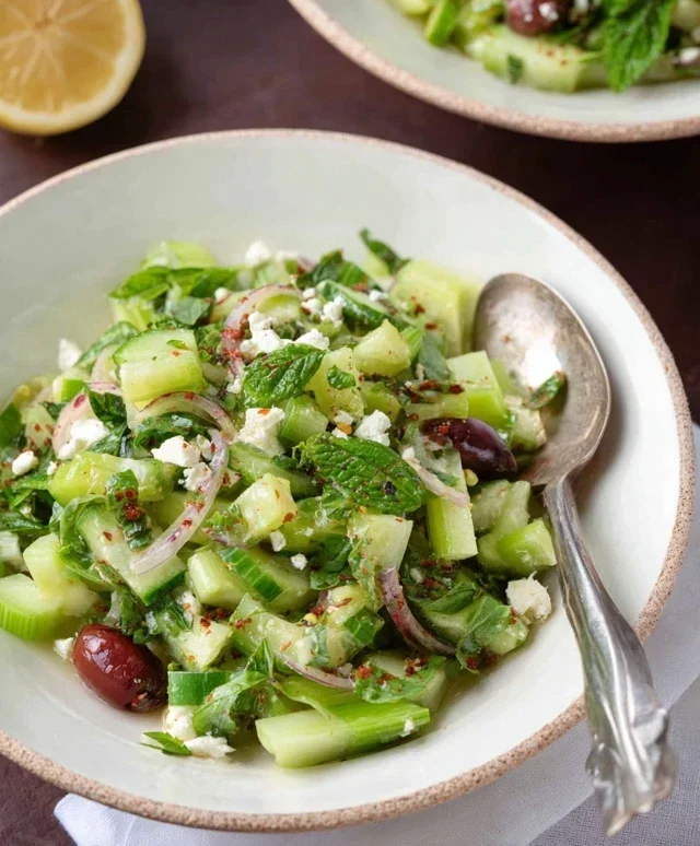 Mediterranean Celery Salad
