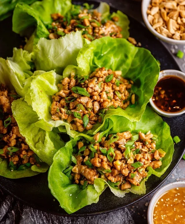 Chicken Lettuce Wraps (PF Chang's Copycat)