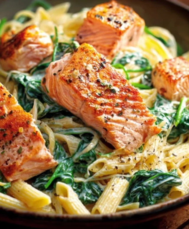 Salmon Spinach Pasta Dish: A Delicious and Nutritious Recipe to Try Today