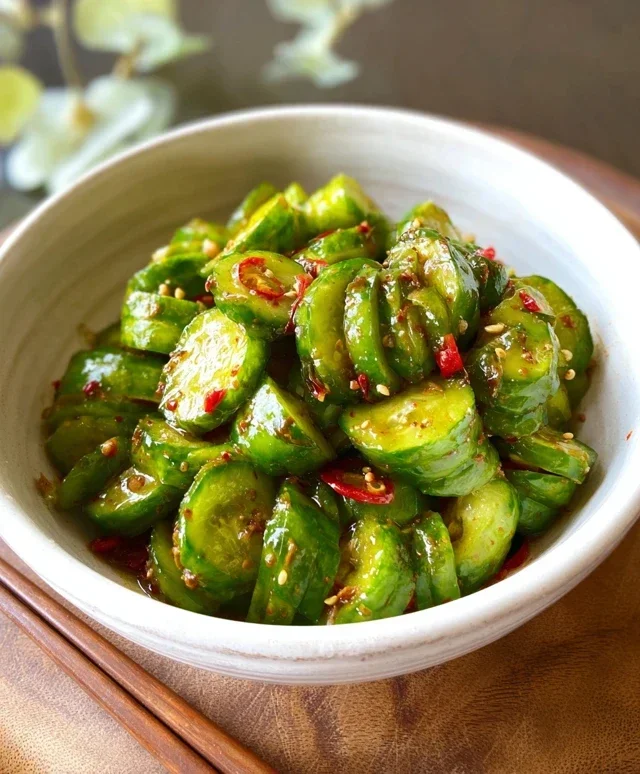 Easy Asian Cucumber Salad