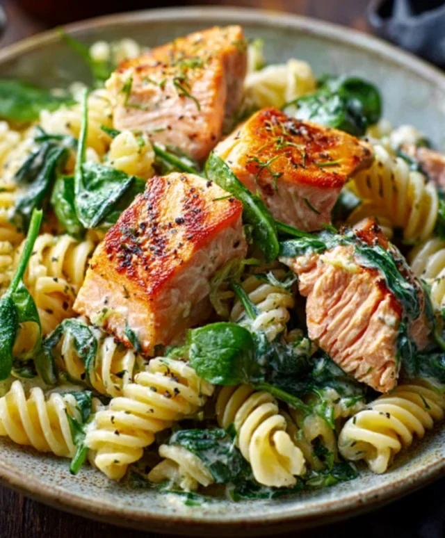 Salmon Spinach Pasta Dish: A Delicious and Nutritious Recipe to Try Today