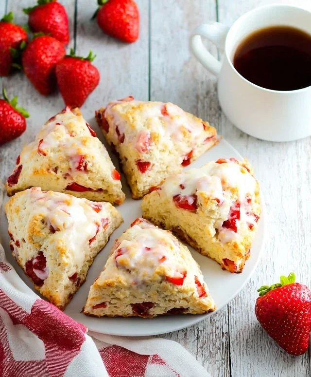 Strawberry Scones