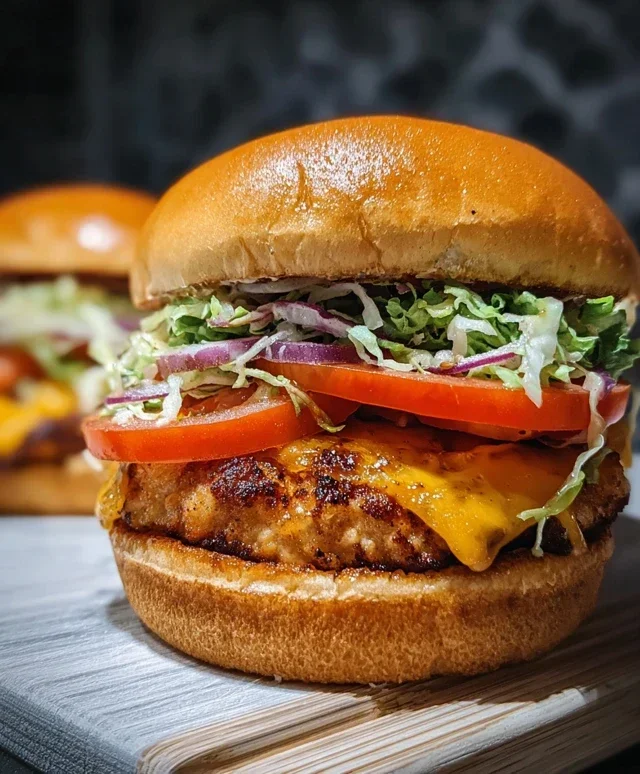 Ground Chicken Smash Burgers