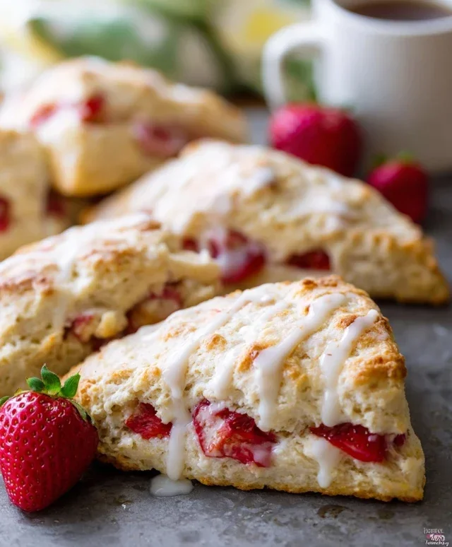 Strawberry Scones