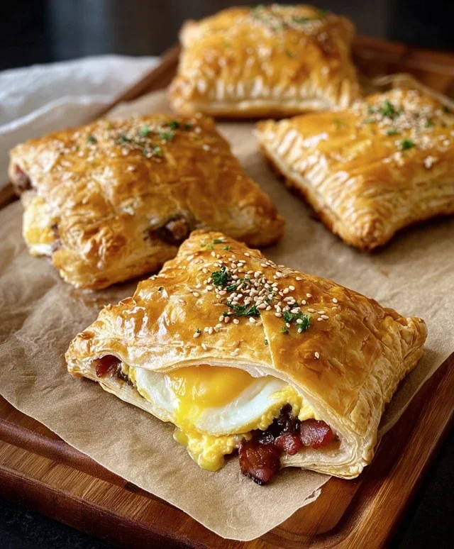Breakfast Pockets Beef Beef Bacon Egg