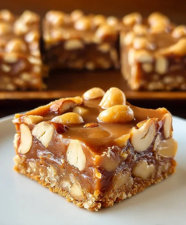 Gooey Butterscotch Nut Bars
