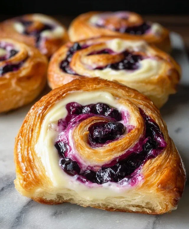 Blueberry Cheese Danish