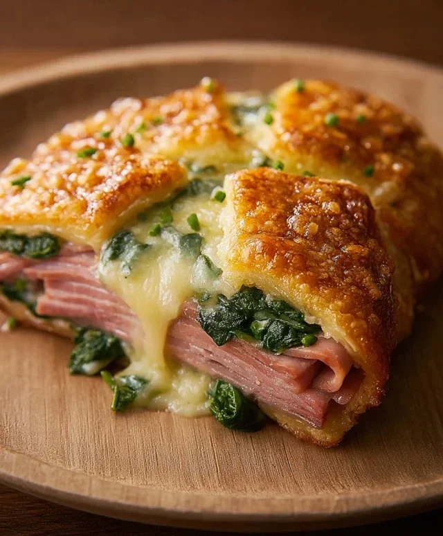 Beef Beef Ham and Cheese with Spinach