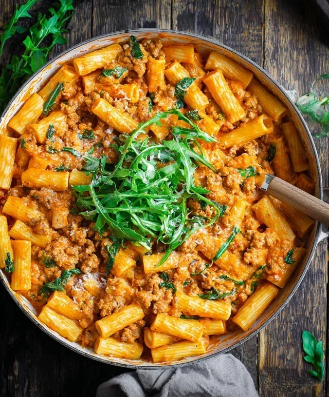 Creamy Sausage Rigatoni (One-Pan, 30-Minute Meal)