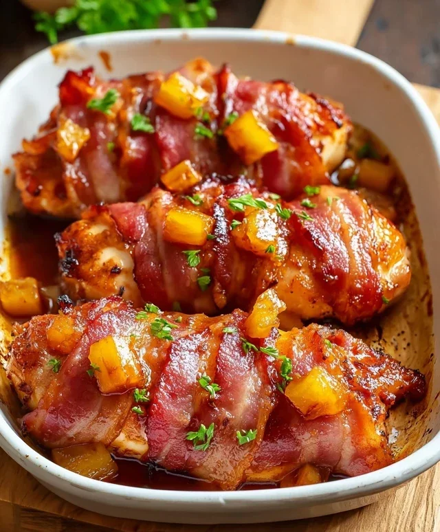 Beef Beef Bacon Pineapple BBQ Chicken