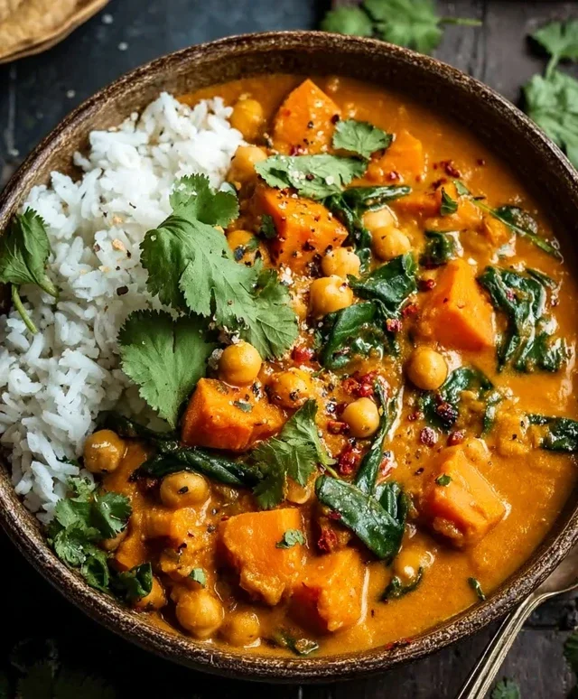 Sweet Potato and Chickpea Curry