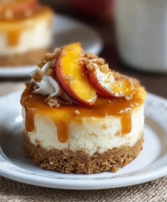 Peach Cobbler Cheesecake Recipe