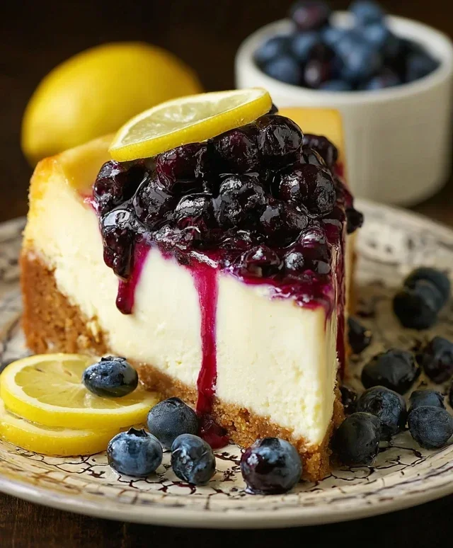 Lemon Blueberry Cheesecake