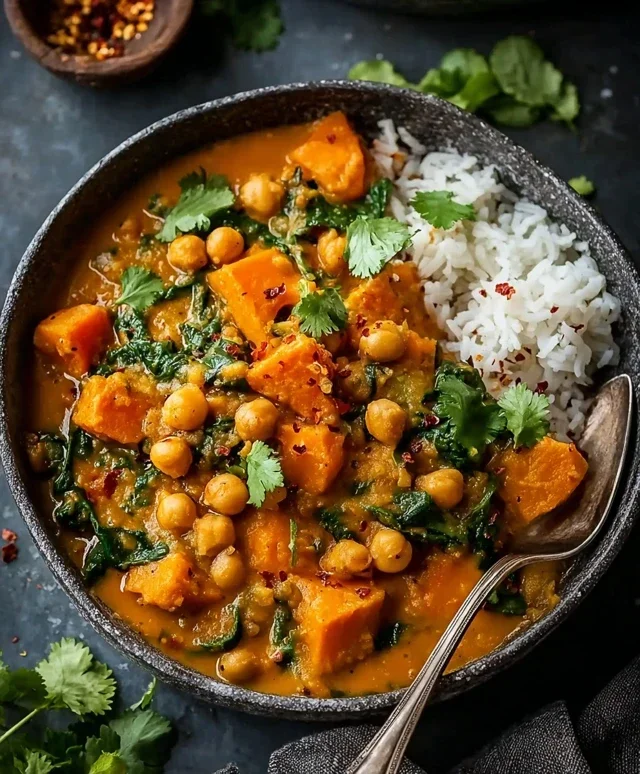 Sweet Potato and Chickpea Curry