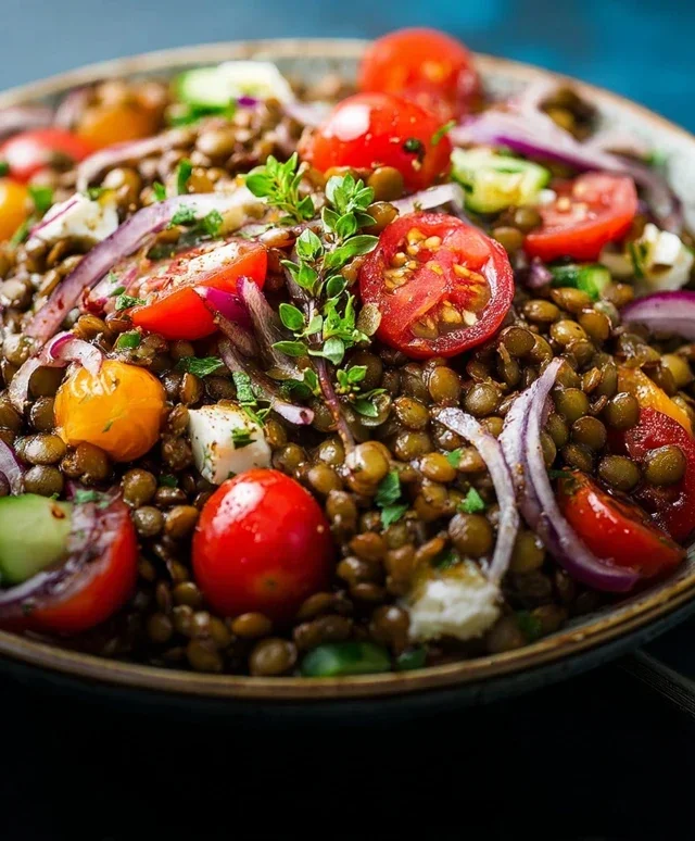 Mediterranean Lentil Salad