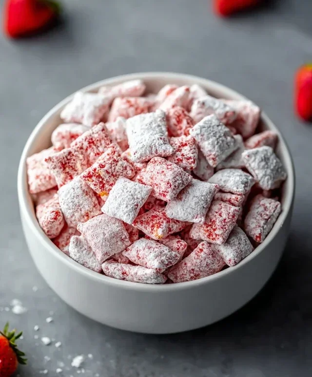 Strawberry Shortcake Puppy Chow