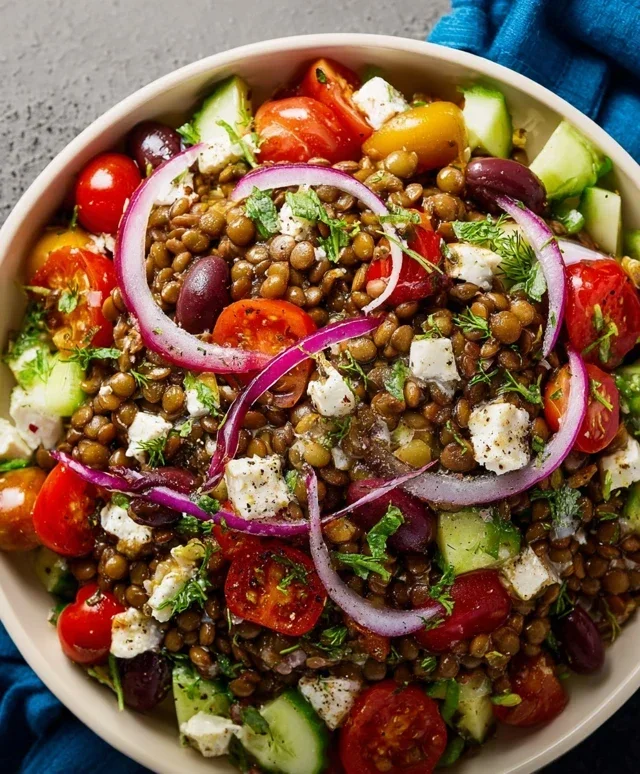 Mediterranean Lentil Salad