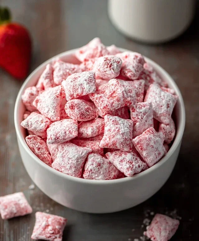 Strawberry Shortcake Puppy Chow