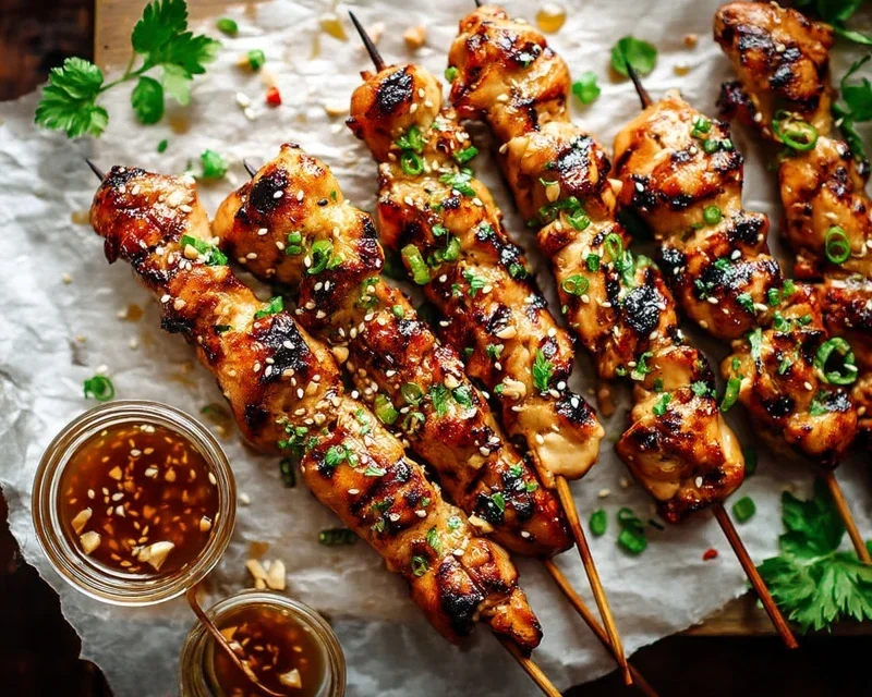 Teriyaki Chicken Skewers