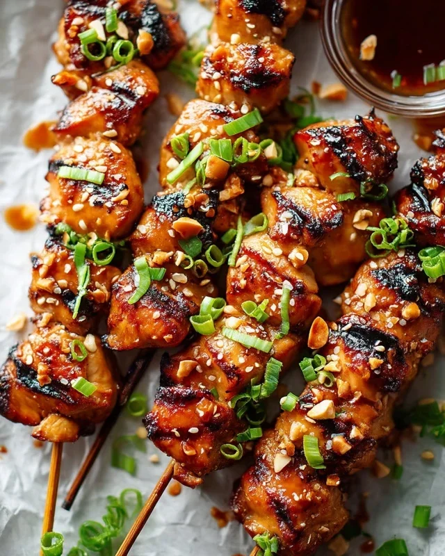 Teriyaki Chicken Skewers
