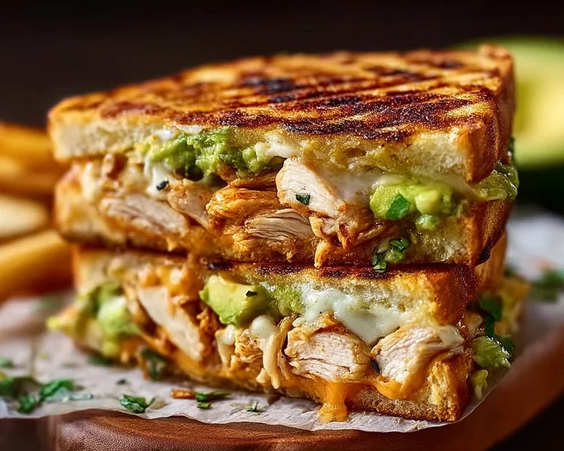 Chicken Avocado Melt Sandwich