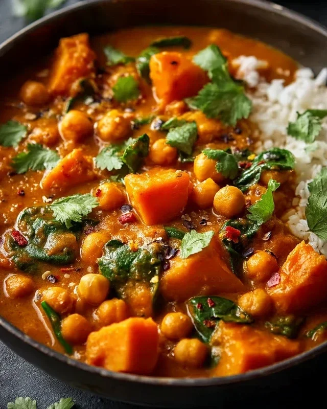 Sweet Potato and Chickpea Curry