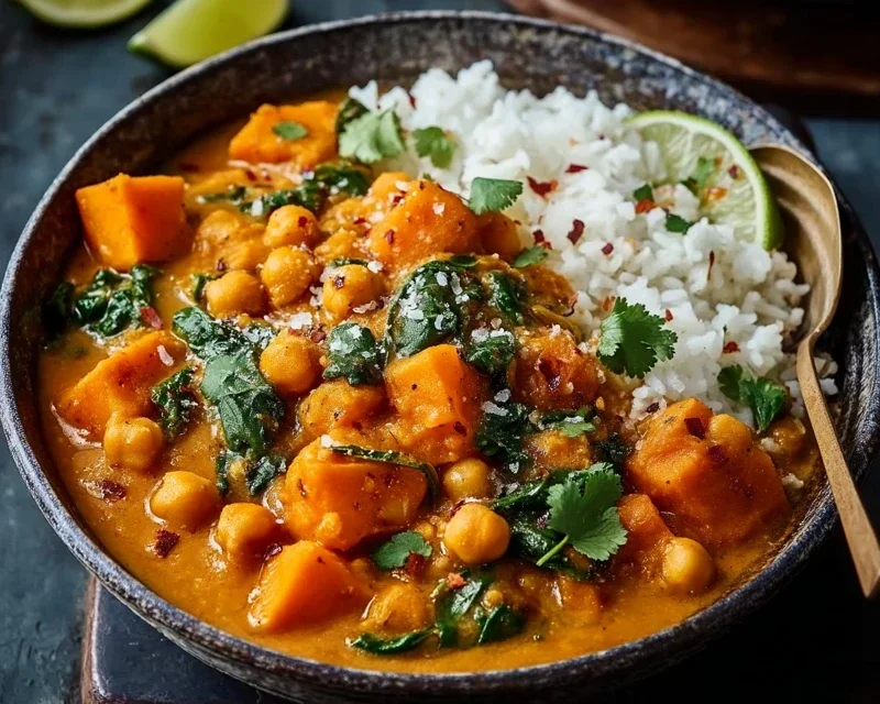 Sweet Potato and Chickpea Curry