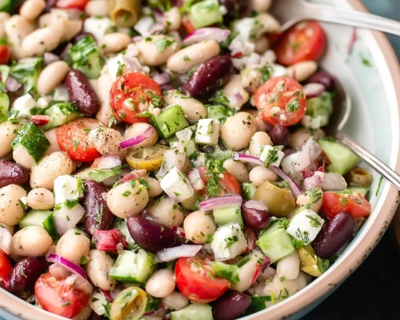 Mediterranean Bean Salad