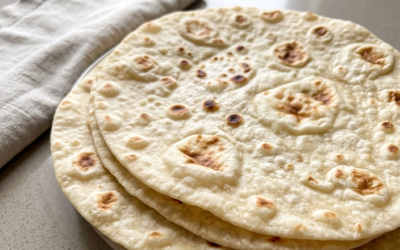 Easy Flour Tortillas From Scratch