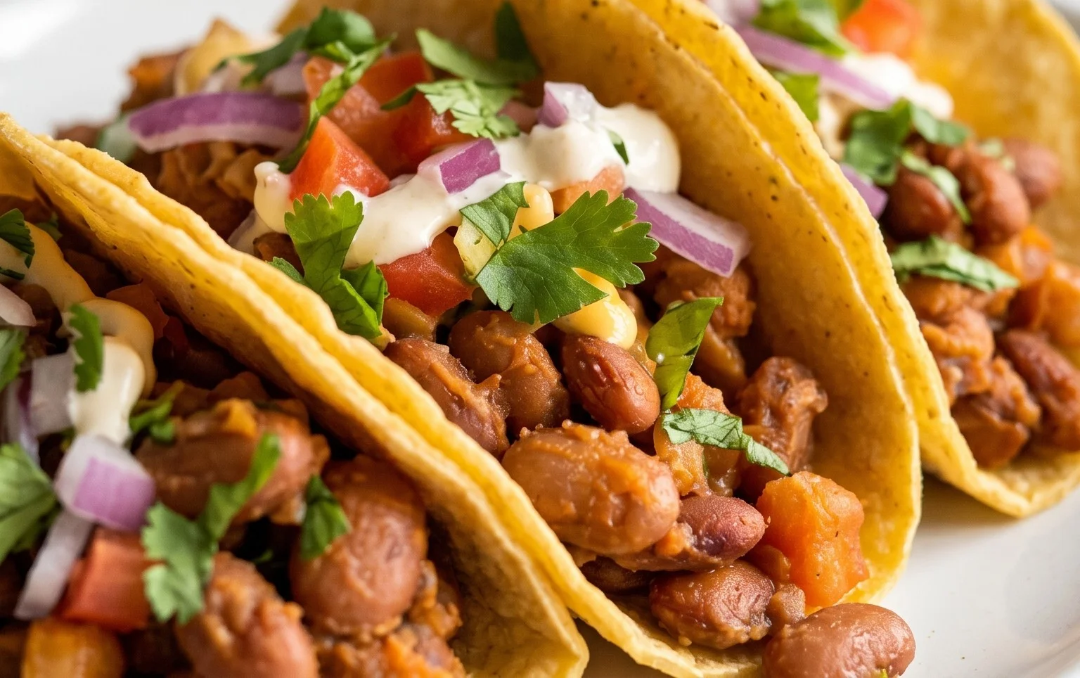 Crispy Pinto Bean Tacos